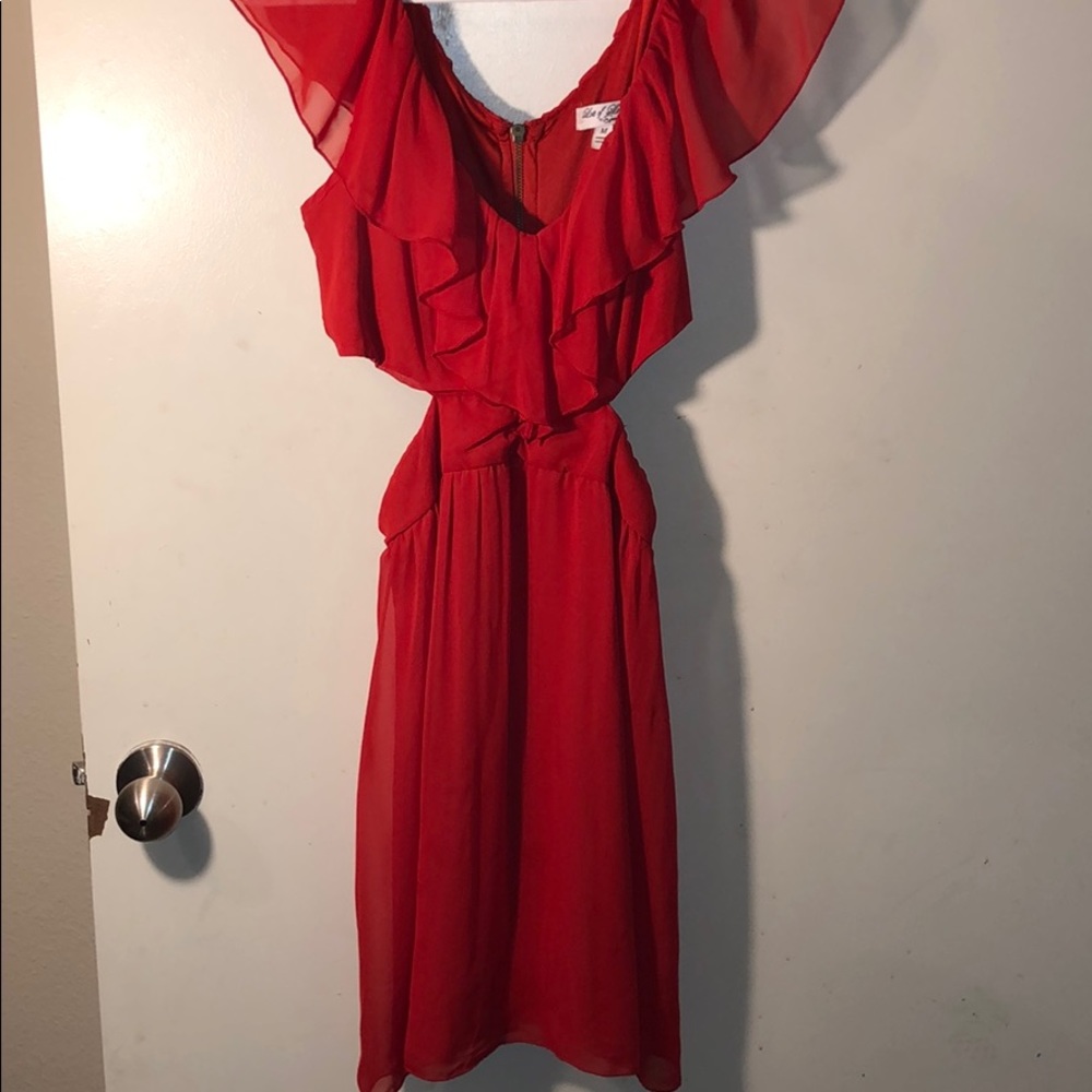 Red dress